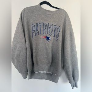 Vintage New England Patriots Sweatshirt Large (Xl) Crewneck NFL Football 90s